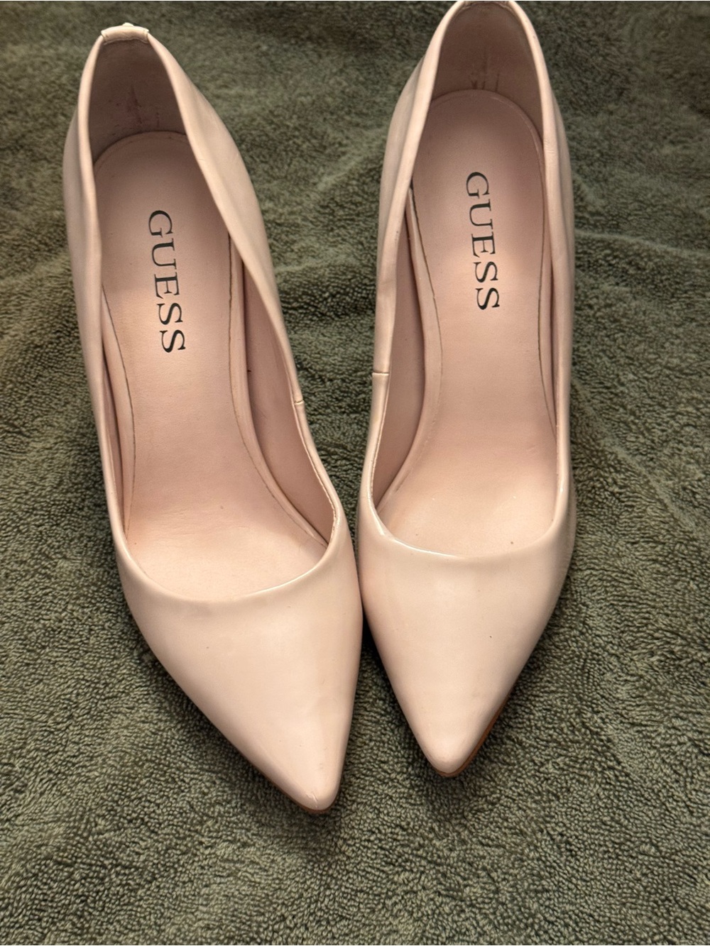 GUESS Blush Nude Pointed-Toe Pumps